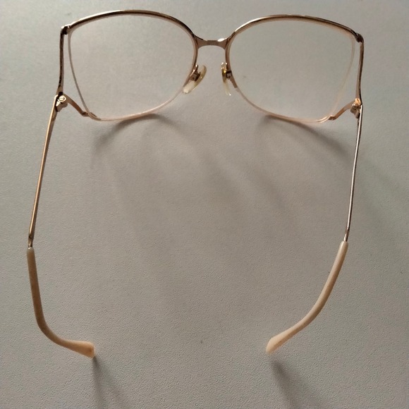Gucci Vintage Gold 135 Eyeglasses Frames Eyewear - Picture 4 of 11